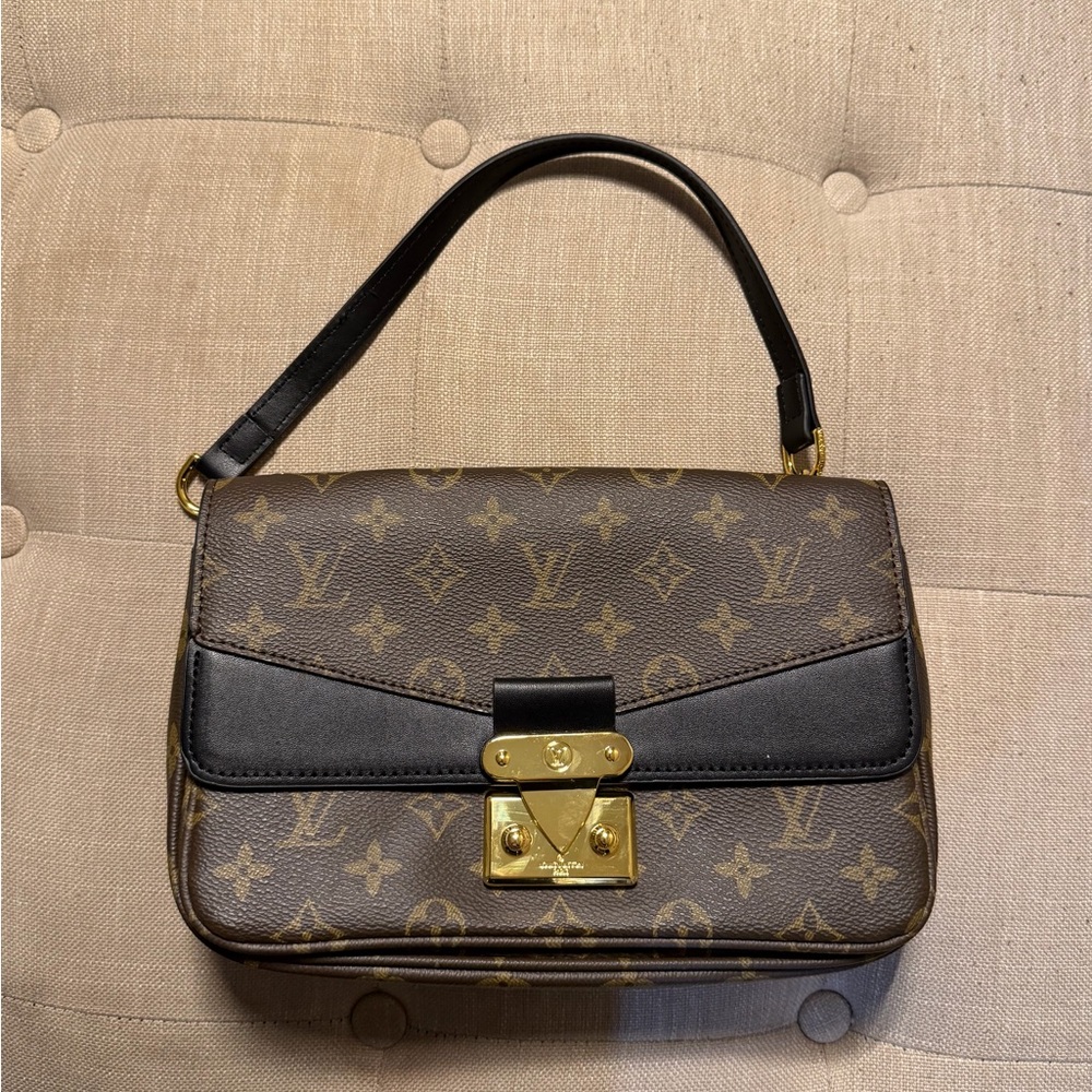 New Monogram Brown and Black Shoulder Bag